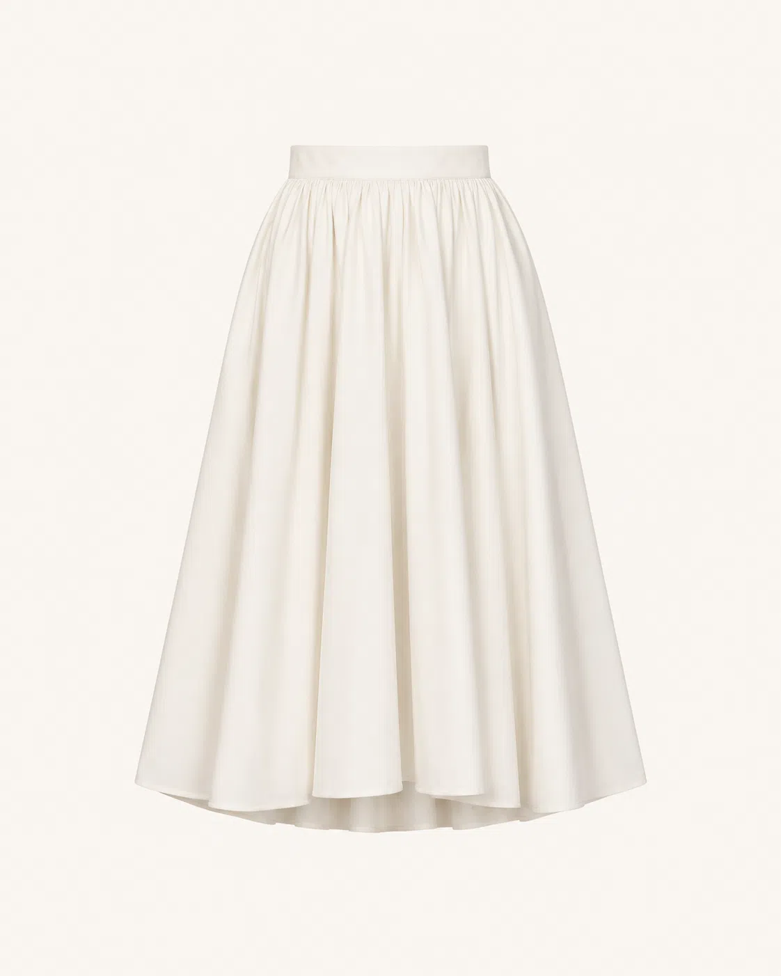 W19 Poplin Midi Skirt product image